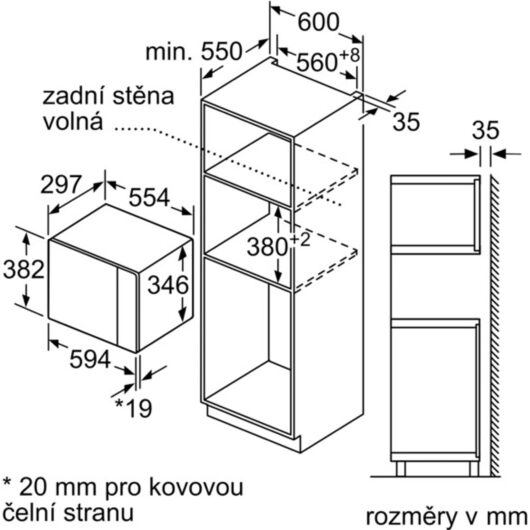 Vestavěná mikrovlnná trouba Bosch BFL524MB0 - Image 3